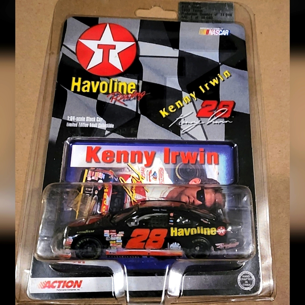Kenny Irwin, Jr. and Adam Petty 1:64 scale diecast collection